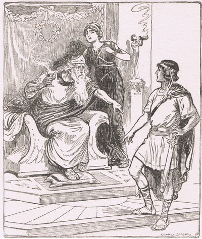 Le Minotaure : Cette épée, cria-t-il, comment l